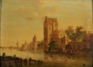 Waterfront Scenes With Figures In Boats