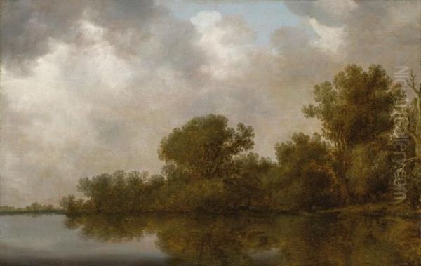 Flusslandschaft Mitbooten - view 1