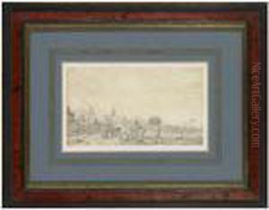 Beach Scene With Fisherfolk by Jan van Goyen