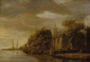 River Landscape by Jan van Goyen