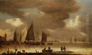 Einbringung Des Fischfanges In by Jan van Goyen