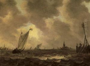 Sailing Vessels In Choppy Waters