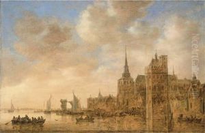 An Imaginary View Of Antwerp From The Scheldt