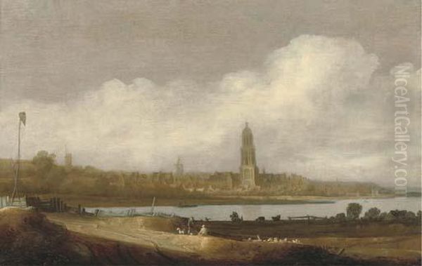 A View Of Rhenen With The Cunerakerk - view 1