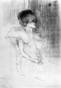 M.Lender Sitting by Henri De Toulouse-Lautrec