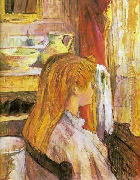 Woman at the window - view 1