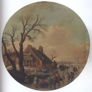 Winter Landscape by Jan van Goyen