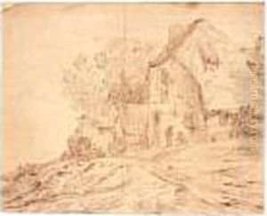 A Wayside Inn by Jan van Goyen