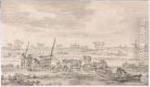 Polder Landscape by Jan van Goyen