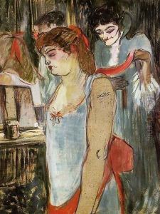 The Tatooed Woman by Henri De Toulouse-Lautrec