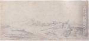 Landscape With A Bridge by Jan van Goyen