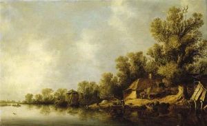 A Wooded River Landscape