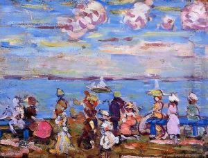 Beach Scene No. 4 1905 by Henri De Toulouse-Lautrec