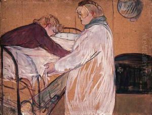Deux femmes faisant leur lit Deux femmes faisant leur lit