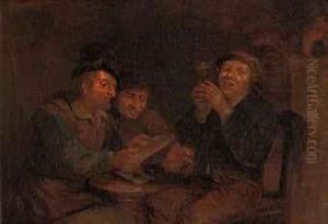 Peasants Making Merry by Egbert Jaspersz. van, the Elder Heemskerck
