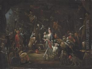 The Temptation Of Saint Anthony by Egbert Jaspersz. van, the Elder Heemskerck