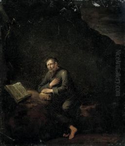 Saint Jerome In The Wilderness by Egbert Jaspersz. van, the Elder Heemskerck