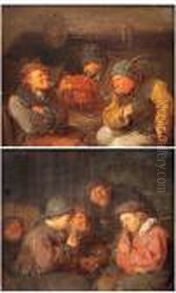 Les Fumeurs Dans Une Taverne - view 1