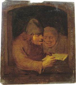 Rhetoricians At The Window by Egbert Jaspersz. van, the Elder Heemskerck