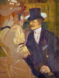 The Englishman (William Tom Warrener) at the Moulin Rouge 1892