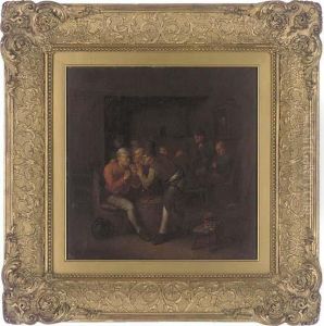 Peasants Seated In A Tavern by Egbert Jaspersz. van, the Elder Heemskerck