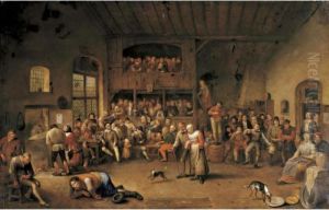 Tavern Scene by Egbert Jaspersz. van, the Elder Heemskerck