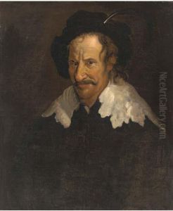 Portrait Of A Man In A Plummed Cap