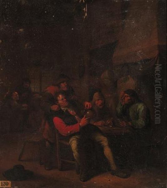 Peasants Carousing In An Inn - view 1