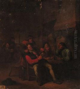 Peasants Carousing In An Inn