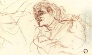 Mademoiselle Lender by Henri De Toulouse-Lautrec