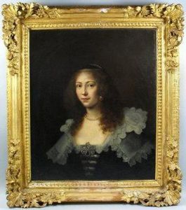 Portrait Of A Young Woman by Gerrit Van Honthorst