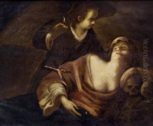 Die Busende Magdalena by Gerrit Van Honthorst