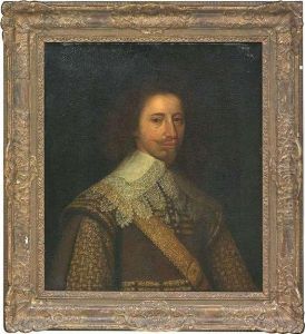 Portrait Of An Elegant Man. Oil/canvas/canvas