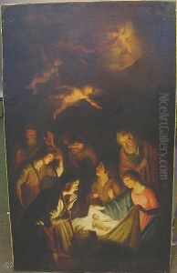 Adoration Of The Shepherds by Gerrit Van Honthorst