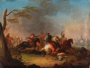 Choc De Cavalerie by Jan von Huchtenburgh