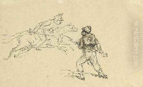 Cuirassier attaque - view 1