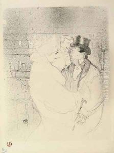 Ida Heath au bar by Henri De Toulouse-Lautrec