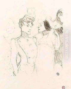 Lender et Lavalliere, dans une Revue aux Varietes by Henri De Toulouse-Lautrec