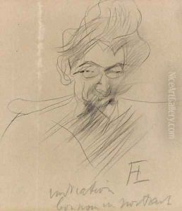 Portrait d'homme by Henri De Toulouse-Lautrec
