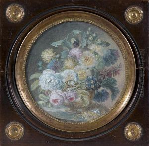 Bouquet De Fleurs Dans Un Panier by Jan Van Huysum