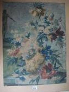 Fleurs Dans Un Vase by Jan Van Huysum