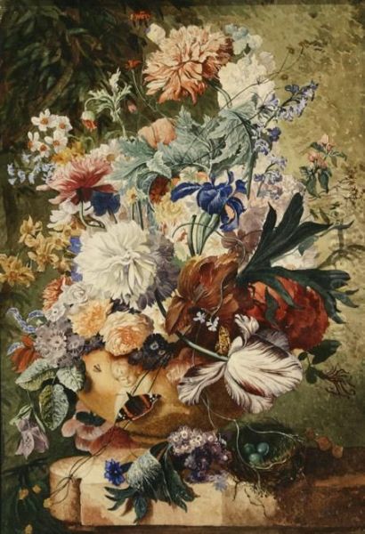Still Life With Flowers In An Urn - view 1