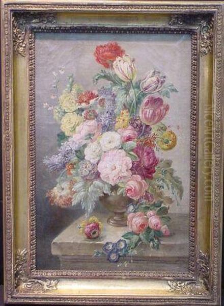 Floral Still Life
Initialed - view 1