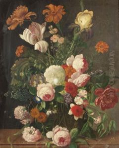 Roses by Jan Van Huysum