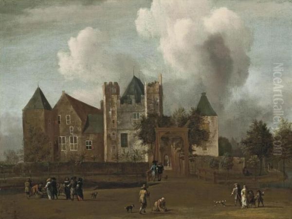 A View Of Purmerend Castle, Near Monnickendam, Waterland - view 1