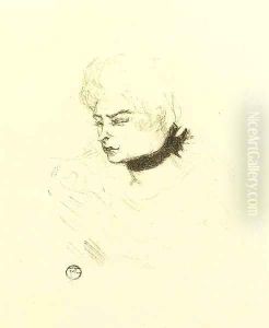 Mademoiselle Pois Vert by Henri De Toulouse-Lautrec