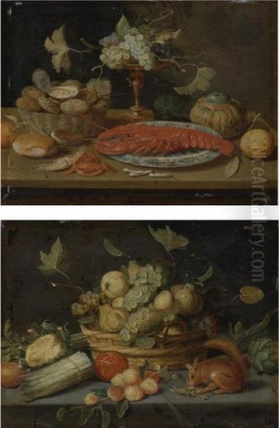 Still Life With Lobster; Still Life With Squirrel - view 1
