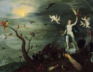 An Allegory Of Air by Jan van Kessel
