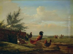 Landschaft Mit Geflugel. Landschaft Mit Geflugel.