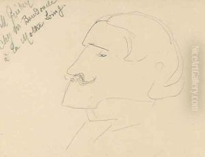 Lucien Guitry by Henri De Toulouse-Lautrec
